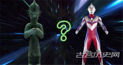 三星堆奥特曼铜像